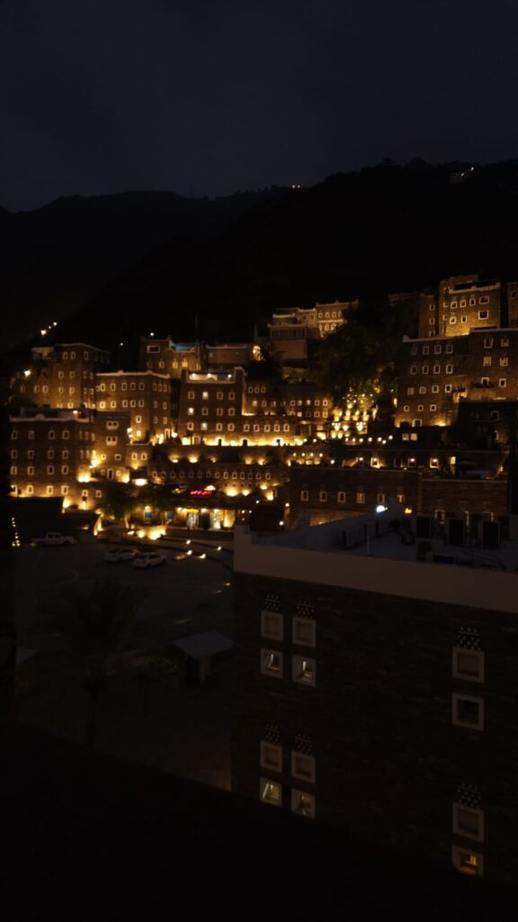 Rijal Almaa, Aseer at night time Rijal Almaa, Aseer at night time