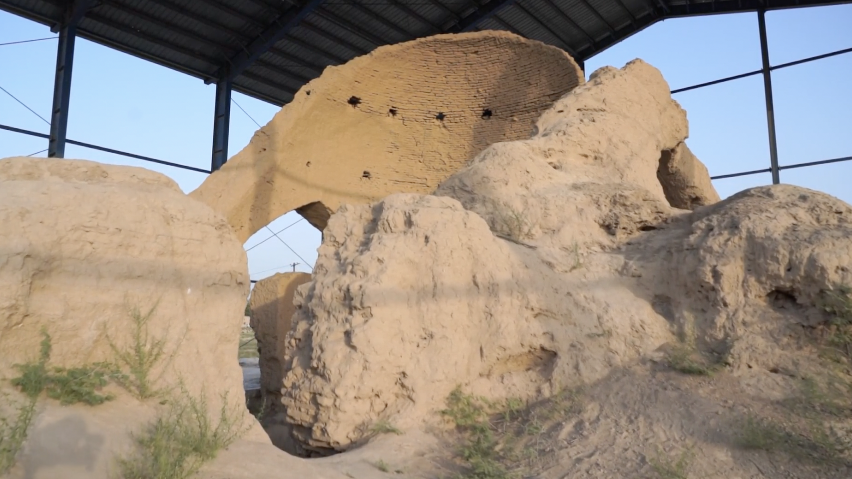 The site believed to be the birthplace of Rumi, scene 6