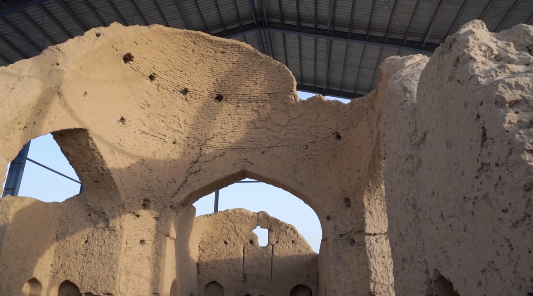 The site believed to be the birthplace of Rumi, scene 4