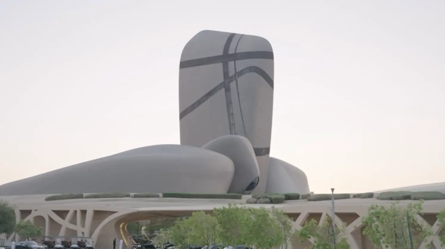 Ithra building in Dhahran, home of The Camel through the Ages exhibition