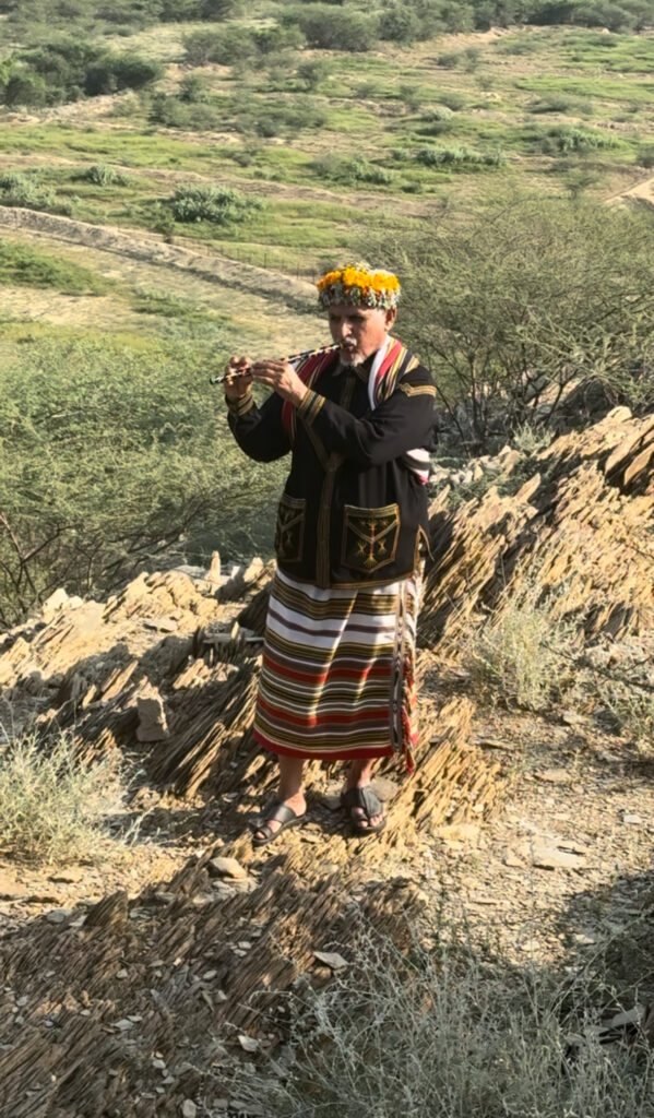 Hedish - The Flower Man of Aseer known as the Flute Man Hedish - The Flower Man of Aseer known as the Flute Man