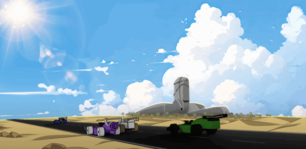 formula 1 animation for F1 in Schools