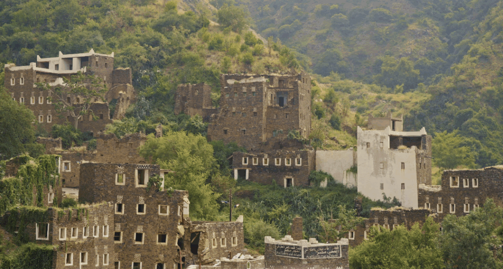 Rijal Almaa village in the Aseer mountains